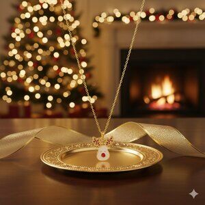 Christmas Reindeer Necklace